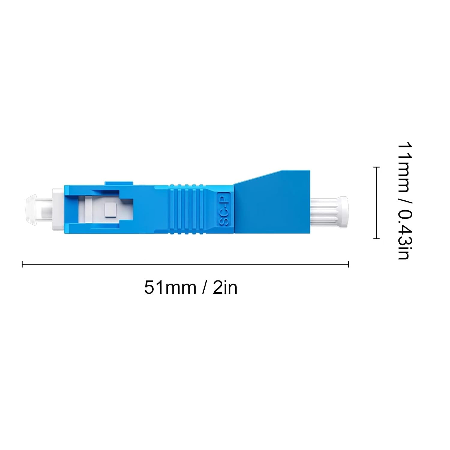 SC to LC Adapter-Single Mode 4 Pack, 9/125um SC/UPC Male to LC/UPC Female Optica