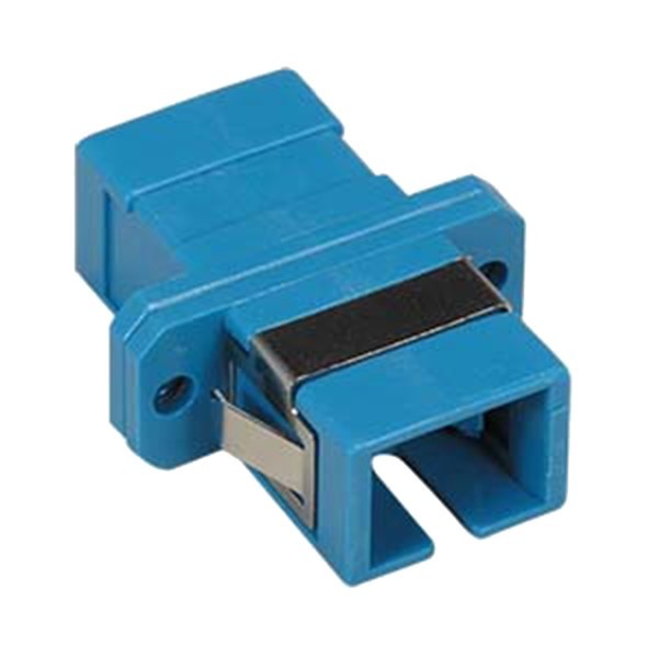 6 Pcs SC UPC to SC UPC Coupler Simplex Single Mode Fiber Optic Optical Connector