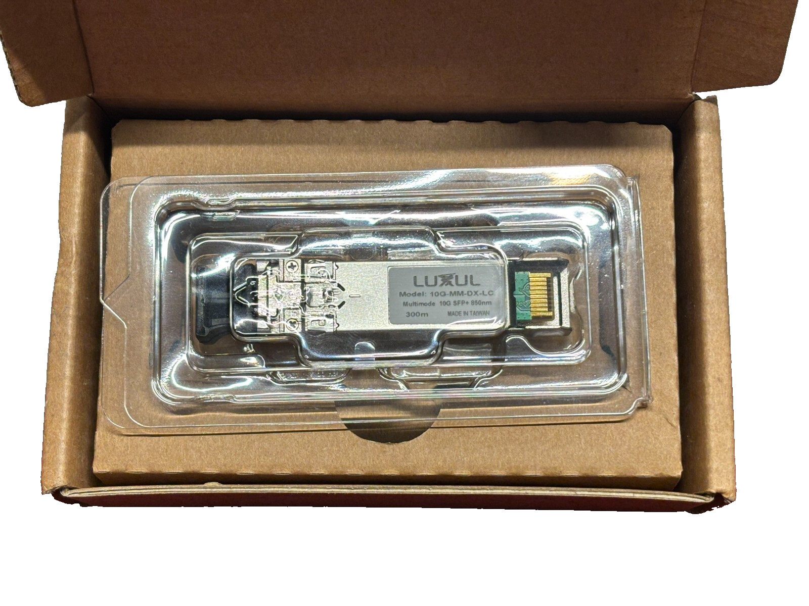 Luxul 10G-MM-DX-LC, 10gb Multimode Fiber Duplex SFP+ Module – NEW!