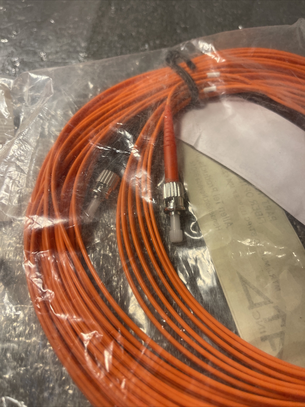 ALLEN TEL PRODUCTS GBMMT-D2-15 FIBER OPTIC PATCH CORD