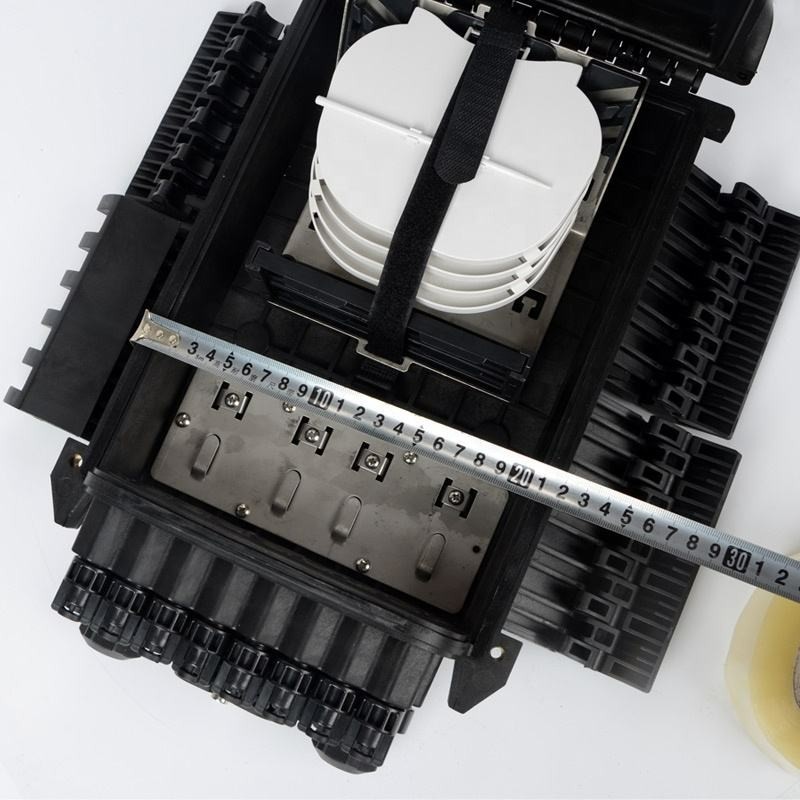 IP65 Waterproof Fiber Optic Splice Closure Wall-Mounted Direct Burial 4 In16 Out