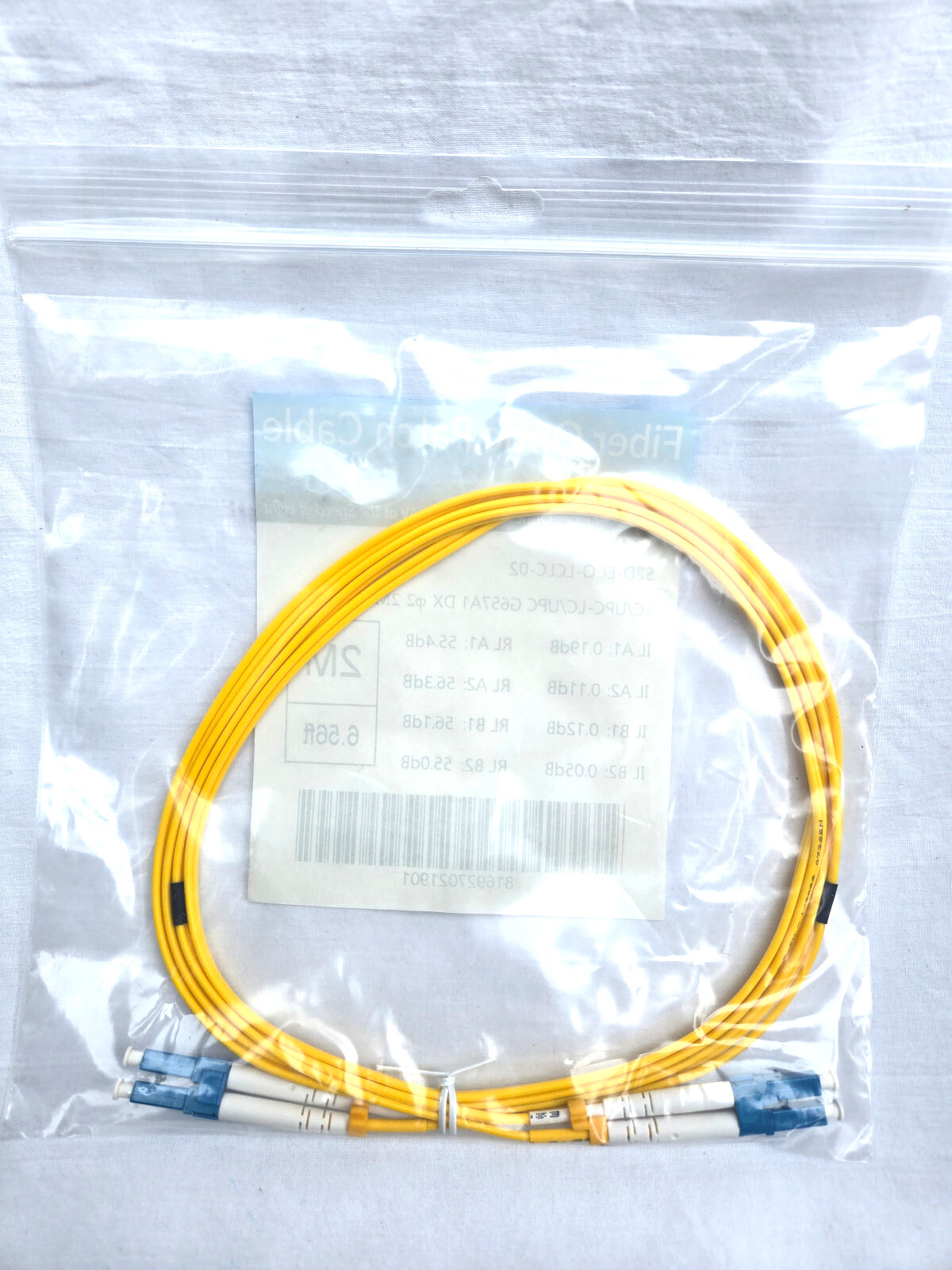 TechLogix Networx S2D-ECO-LCLC-02, 2m, Duplex Single, OS2 2.0mm LC to LC UPC