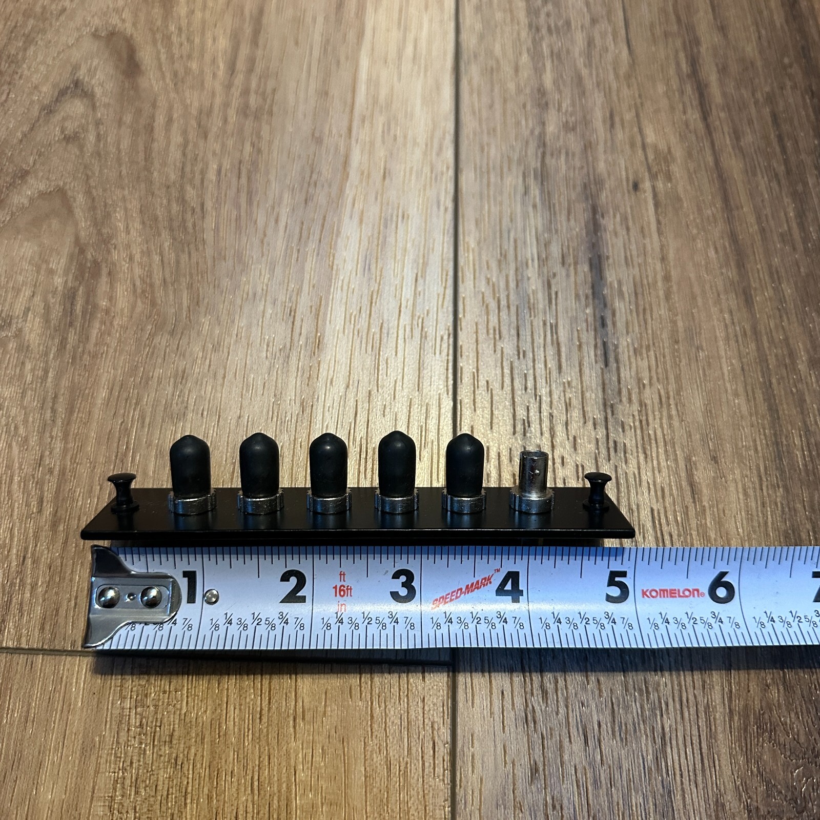 ST Multimode, Simplex, 6 Fiber Panel