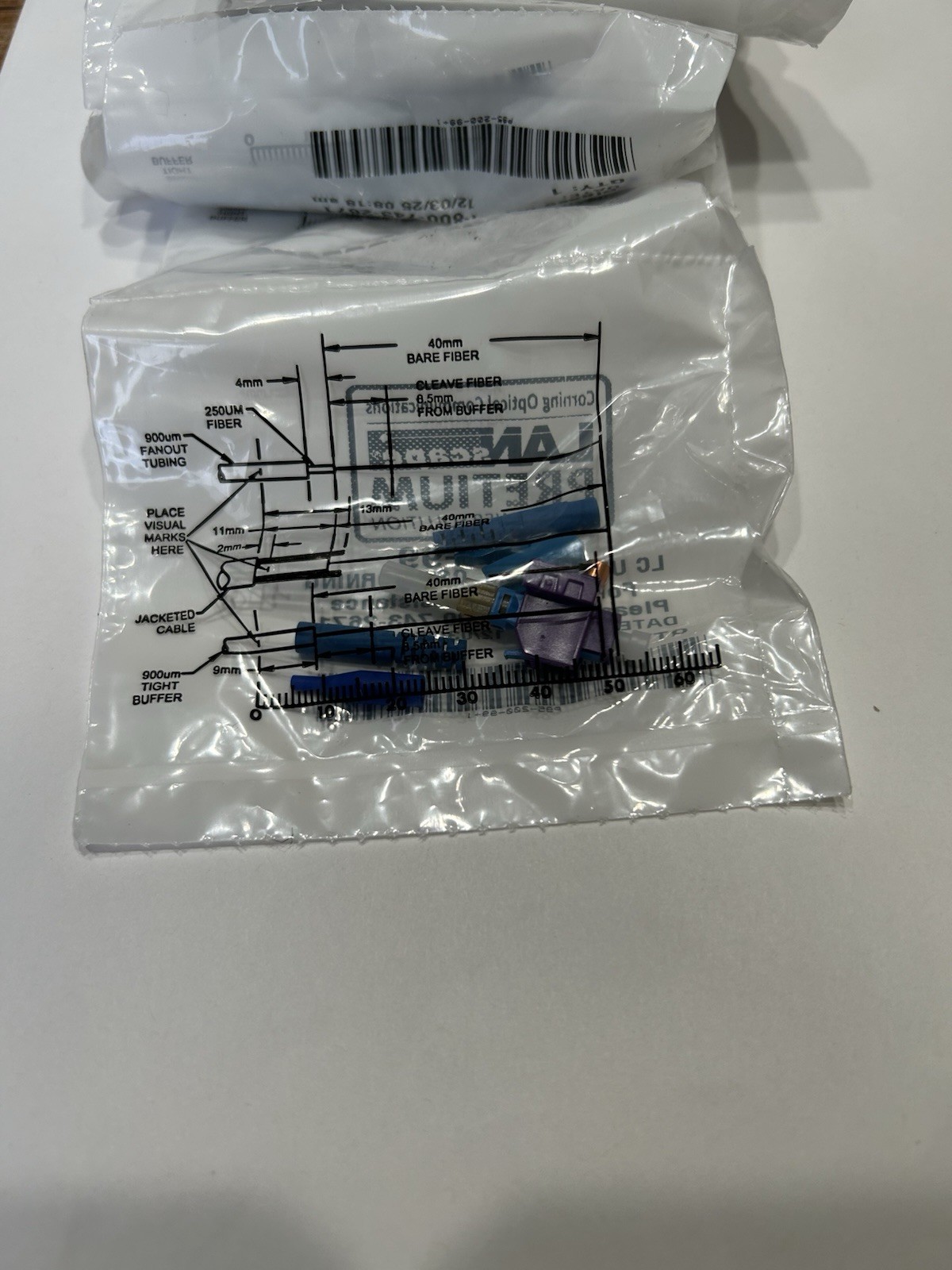 Fiber Lot Corning, commscope, unicams, patch cord, fanout kit, Allen tel,