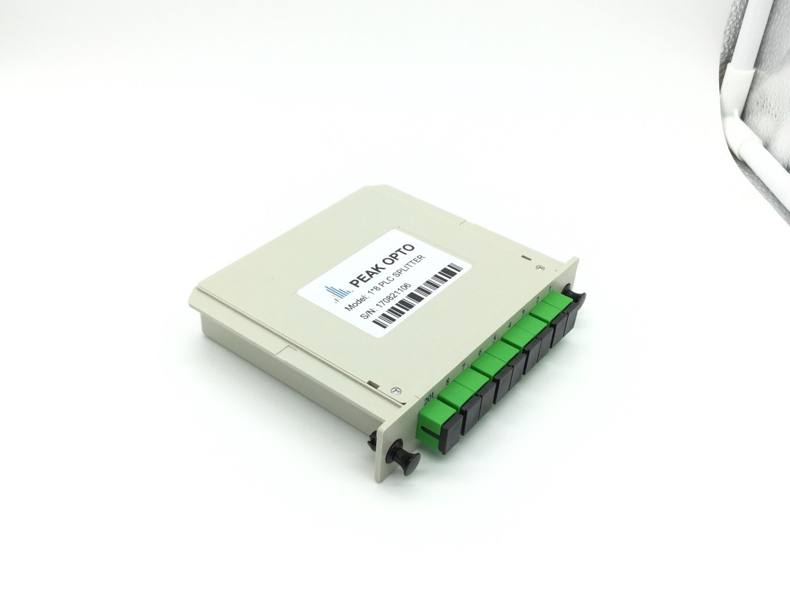 1X8 Blade optical splitter,PLC carrier-class fiber optic splitter SC-APC