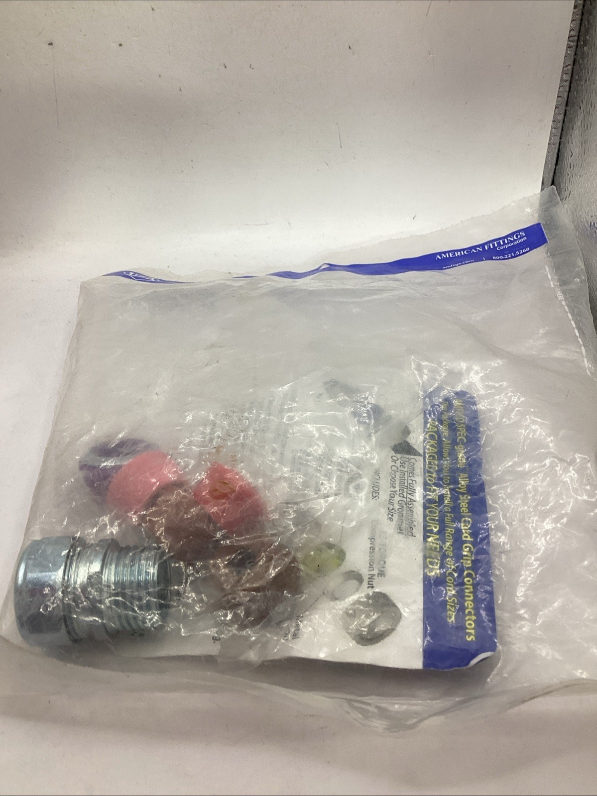 NOB Cord Grip Connector Kit CG50K American Fittings 1/2″ TradeSize .125″-.650″⚪️