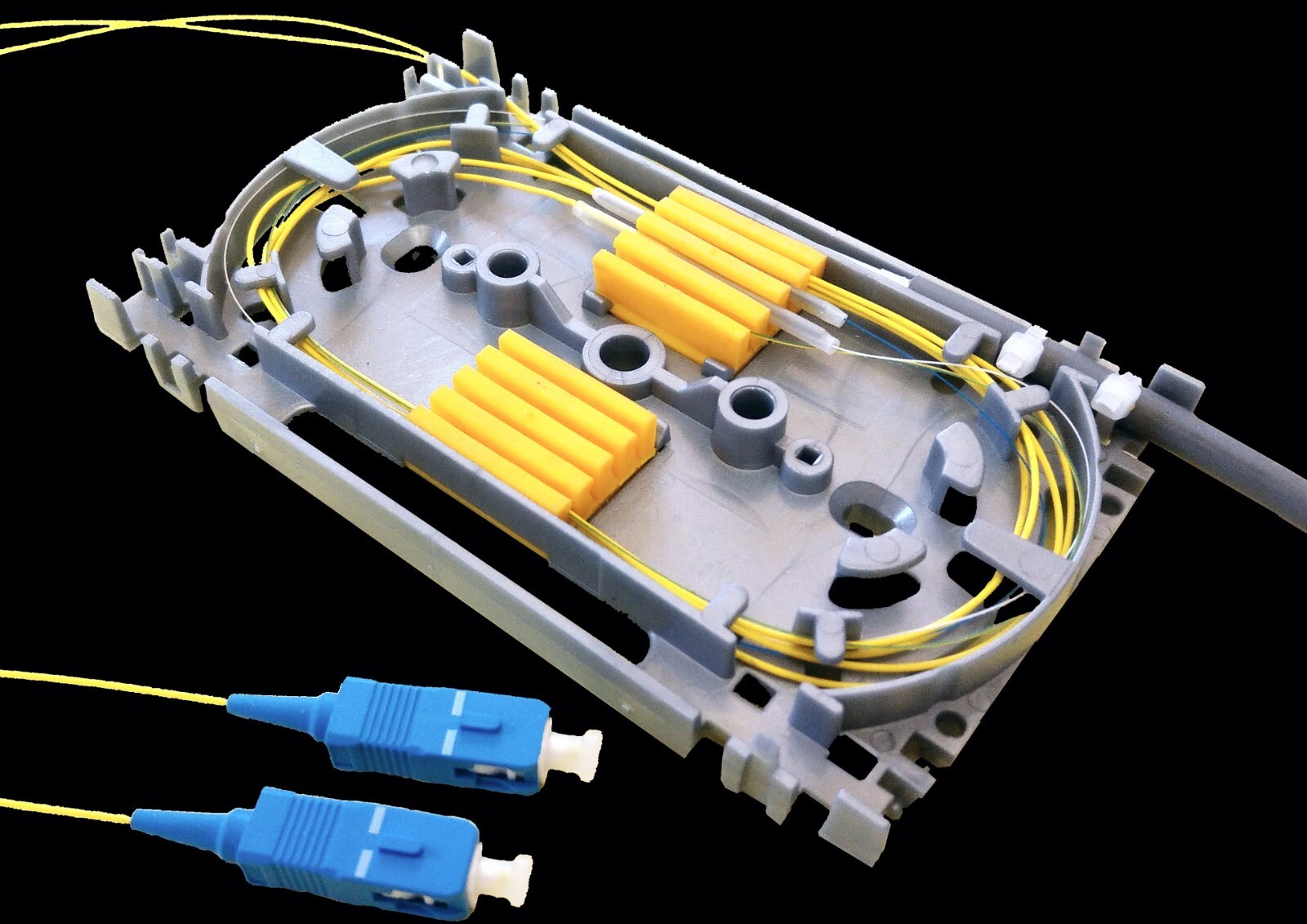 FOS-42 cassette variations Indoor fiber optic distribution box FTTH splice tray