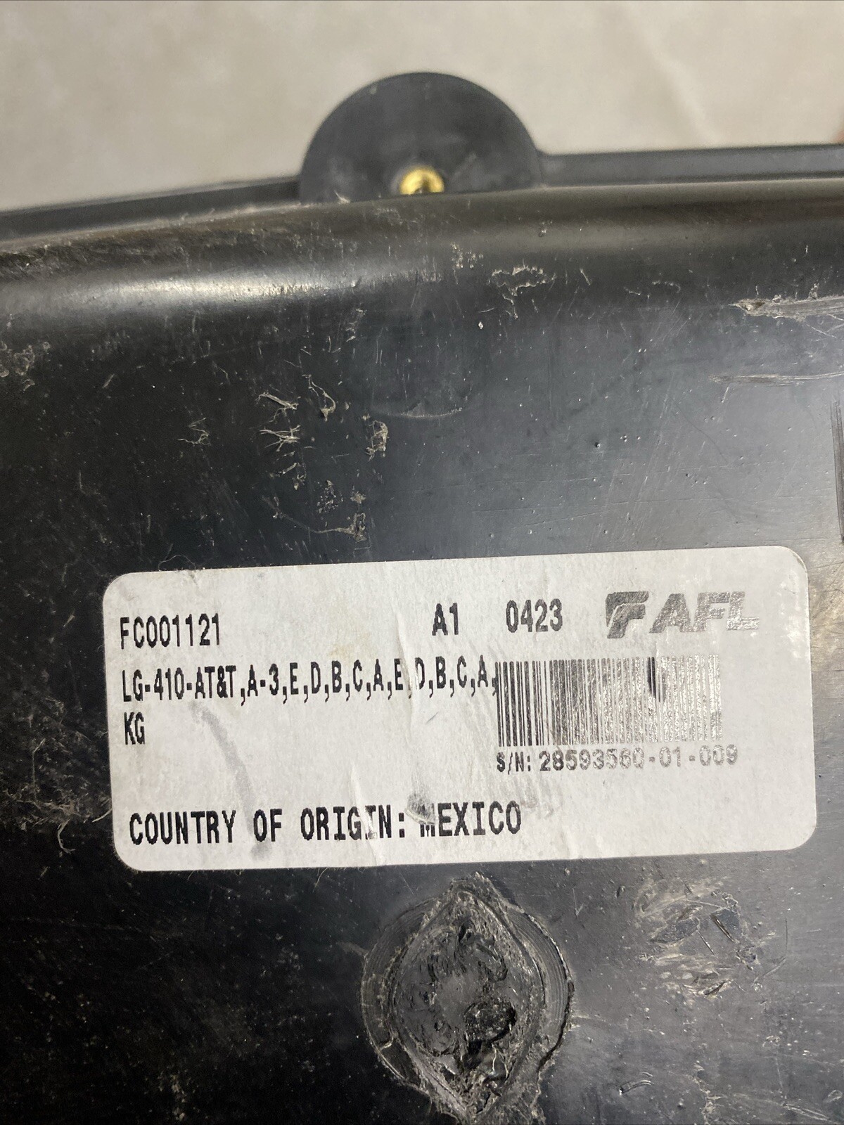 AFL LG410-AT&T FIBER OPTIC SPLICE CLOSURE