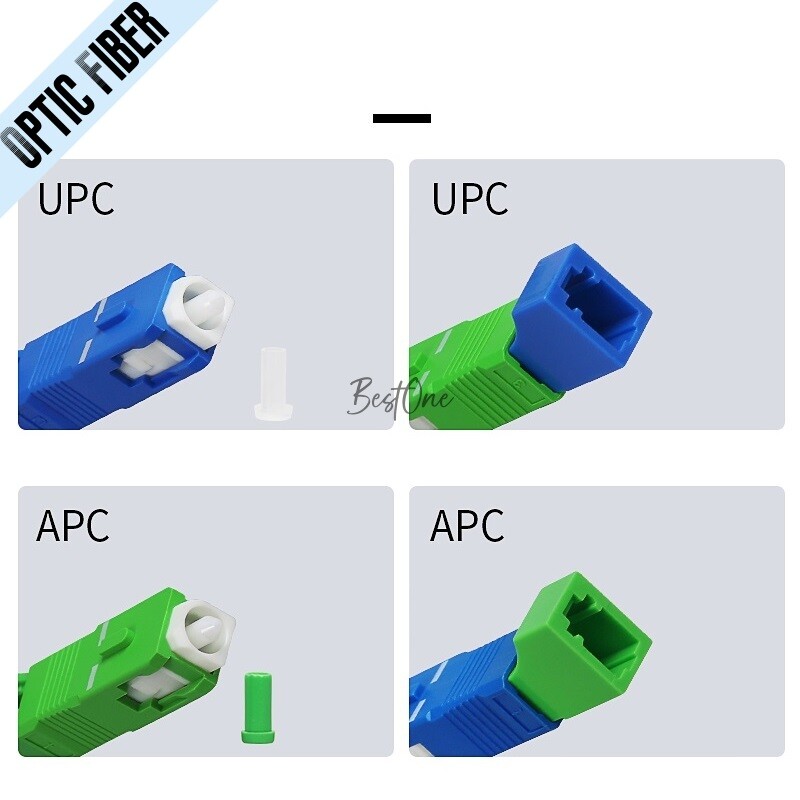 10Pcs SC Male to LC Female UPC APC SM/MM OM3 OM4 Adapter Fiber Optical Converter