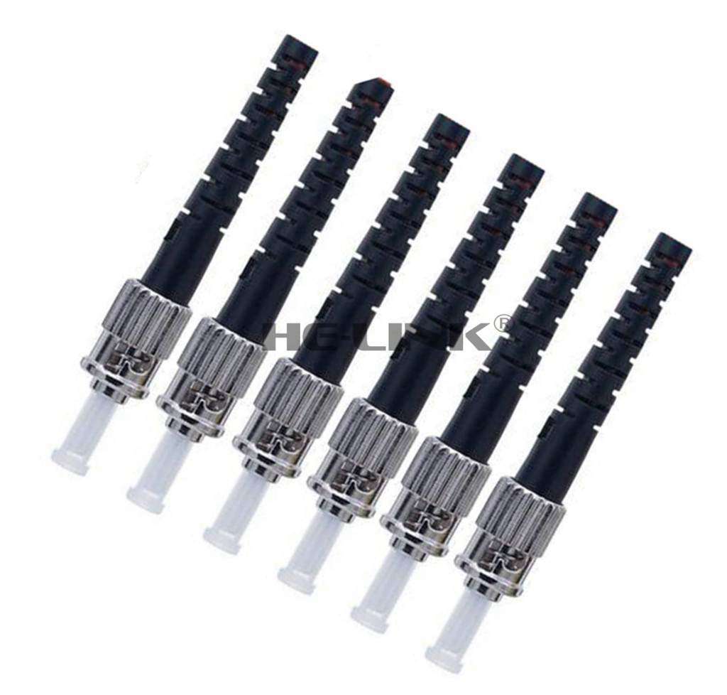 100M ST-ST Outdoor Armored 10G OM3 MM 6 Strands Fiber Patch Cord