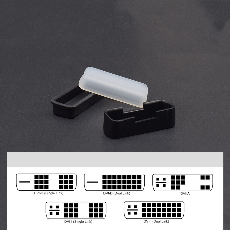 Dust Cap for Computer Notebook DVI Connector Female Dust Cover Protective DVI