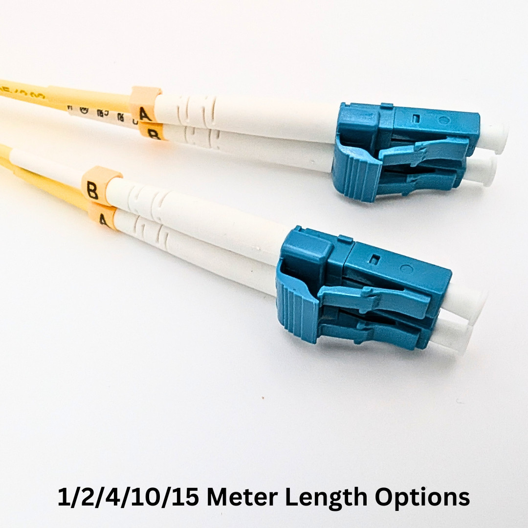 1-15m LC UPC to LC UPC Duplex Single-Mode OS2 Fiber Optic optical Patch Cable