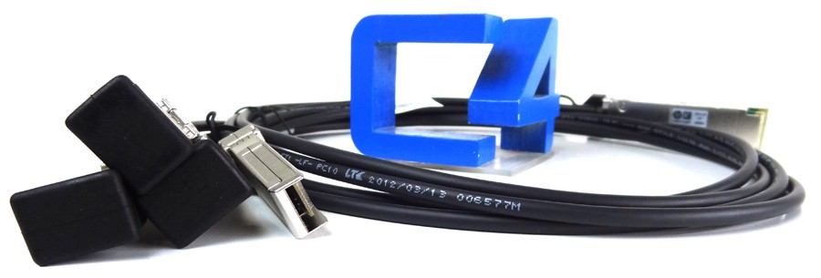 HP JG329A X240 40G QSFP+ TO 4X10G SFP+ 1M CABLE JG329-61001 JG329-61101