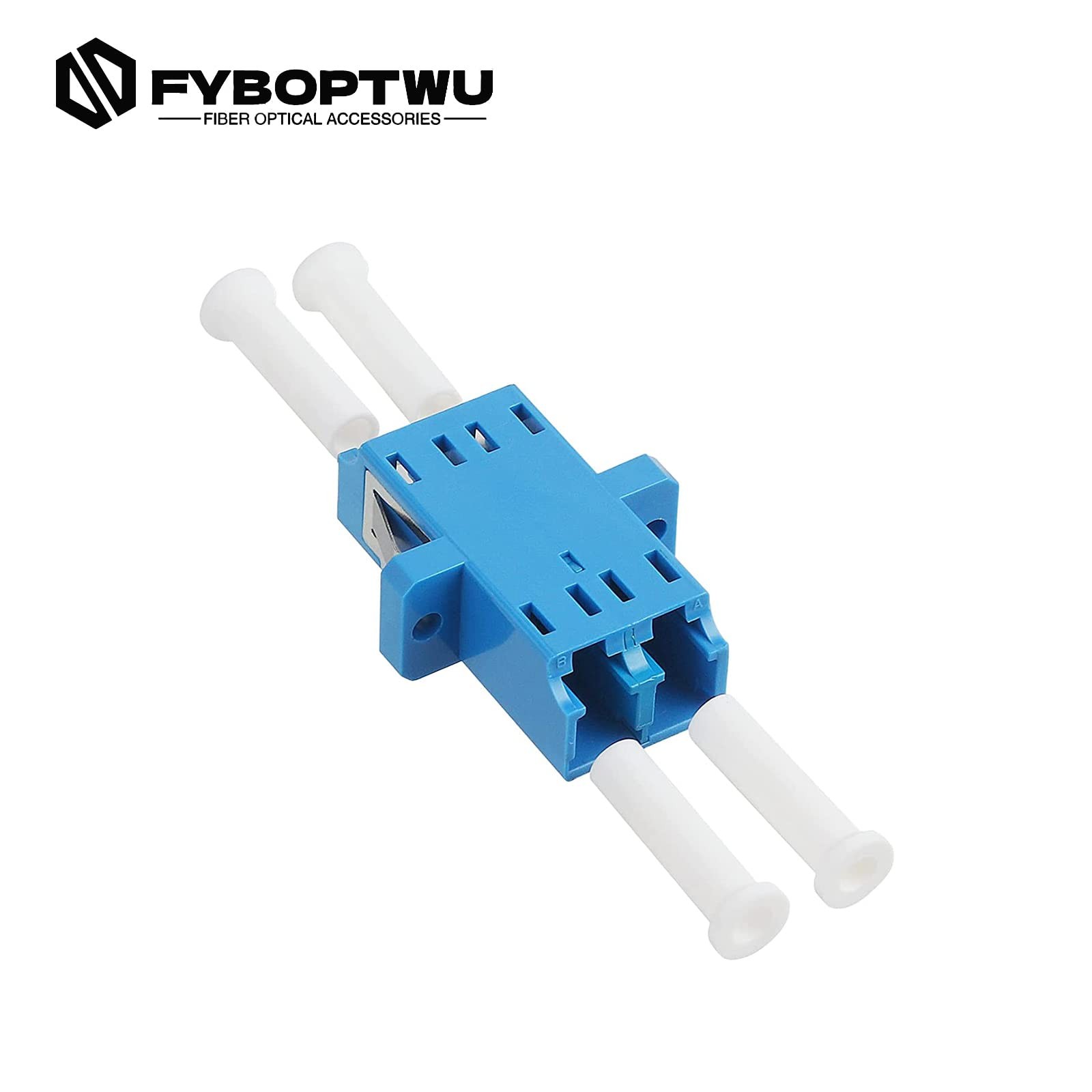 fyboptwu 150pcs LC Duplex SM Fiber Optic Adapter