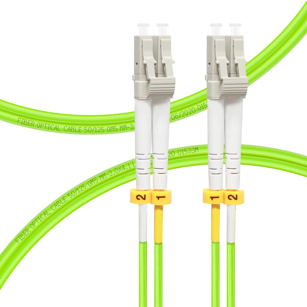 – 1M/3ft OM5 LC to LC Fiber Patch Cable, Length Options 0.2m-20m, 40GB/100GB …