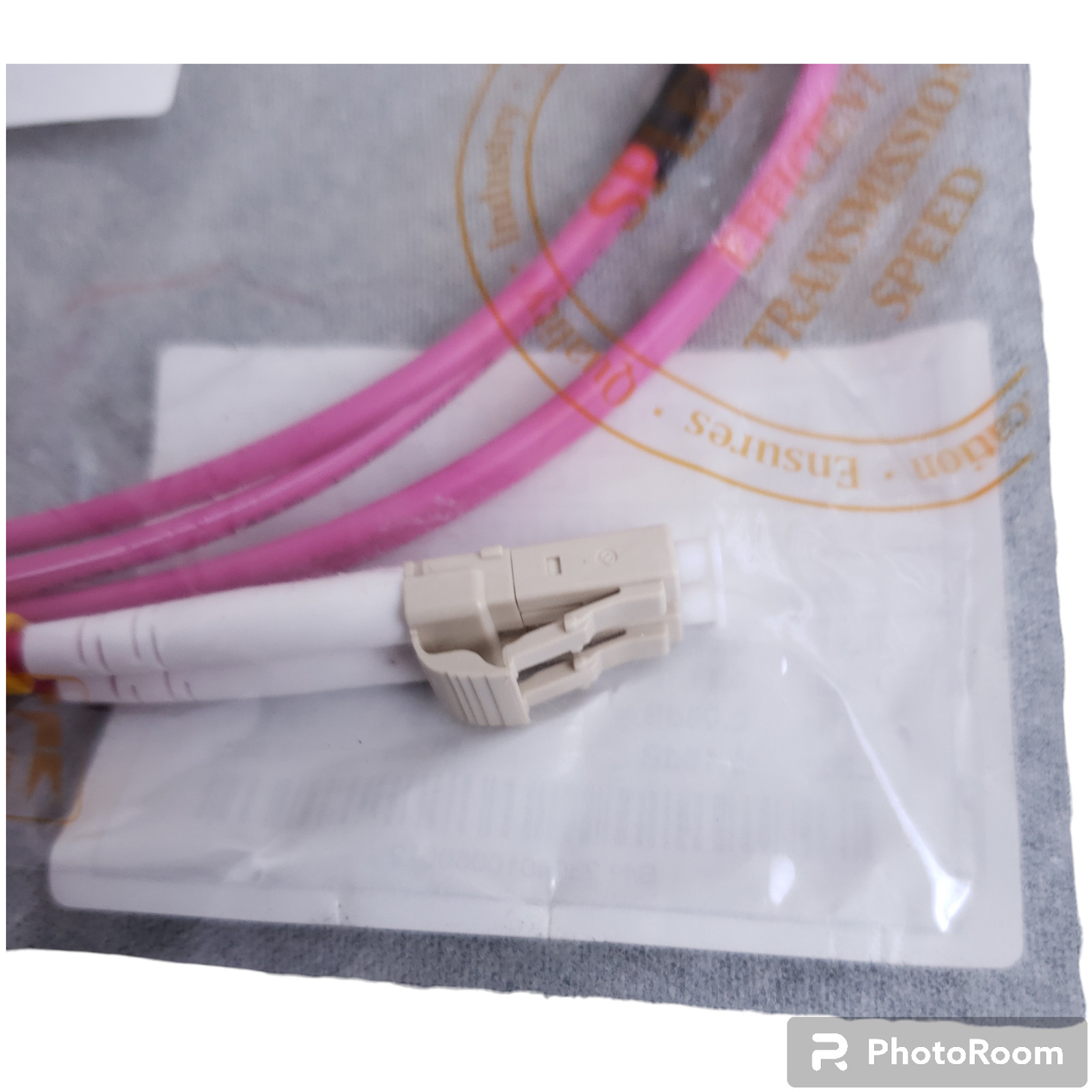 Splentip Fiber Optic Cable OM4-DX-LSZH 3.0mm 1M Duplex Magenta Pink Patch Cord