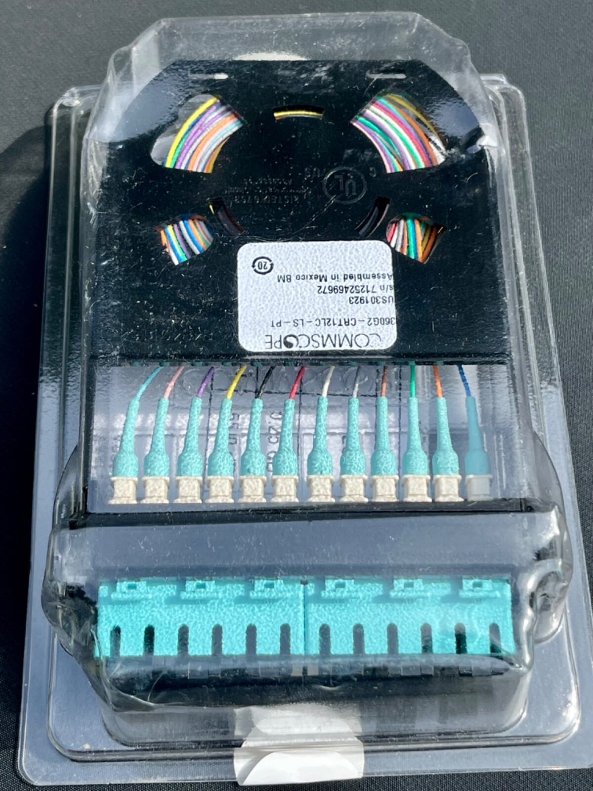Commscope 360G2 Multimode OM4 Fiber Cartridge 12-LC-LS-AQ-PIGTAILS Cassette 12LC