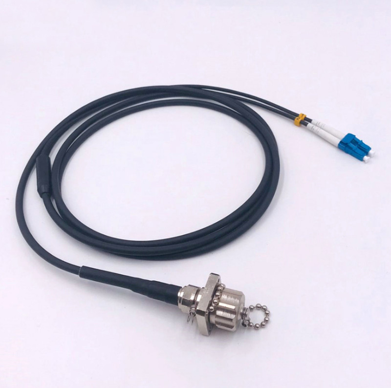 1m-50m Armored Fiber Jumper 2 cores ODC-LC SC FC ST TPU singlemode outdoor Cable