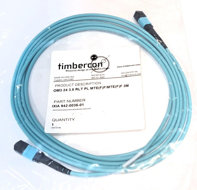 OM3 24 3.8 RLT PL MTE(F)F/MTE(F)F 3M Fiber Optic Patch Cord 3 Meters