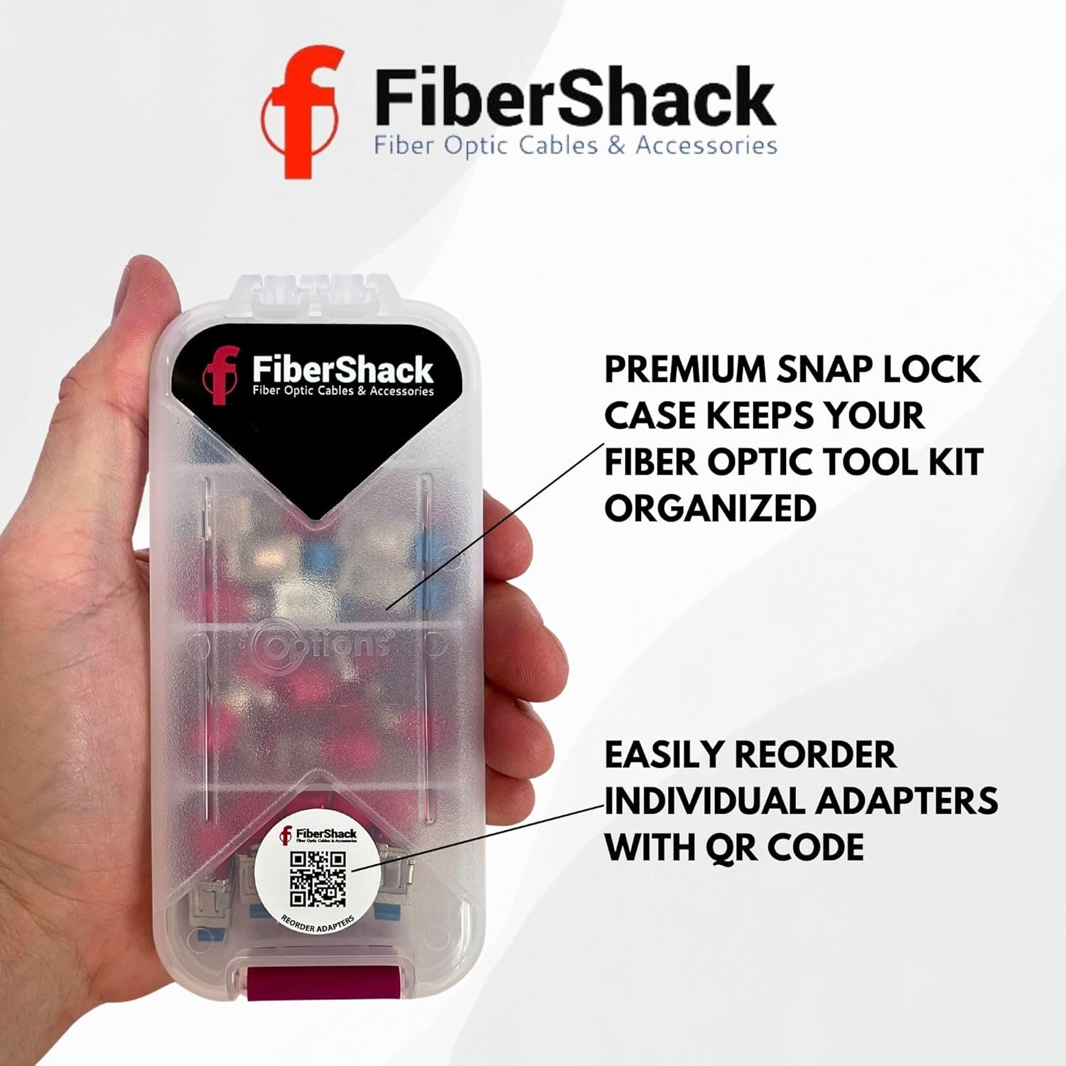 FiberShack Fiber Optic Adapter Kit – 20 x 4 Essential Fiber Optic Adapters