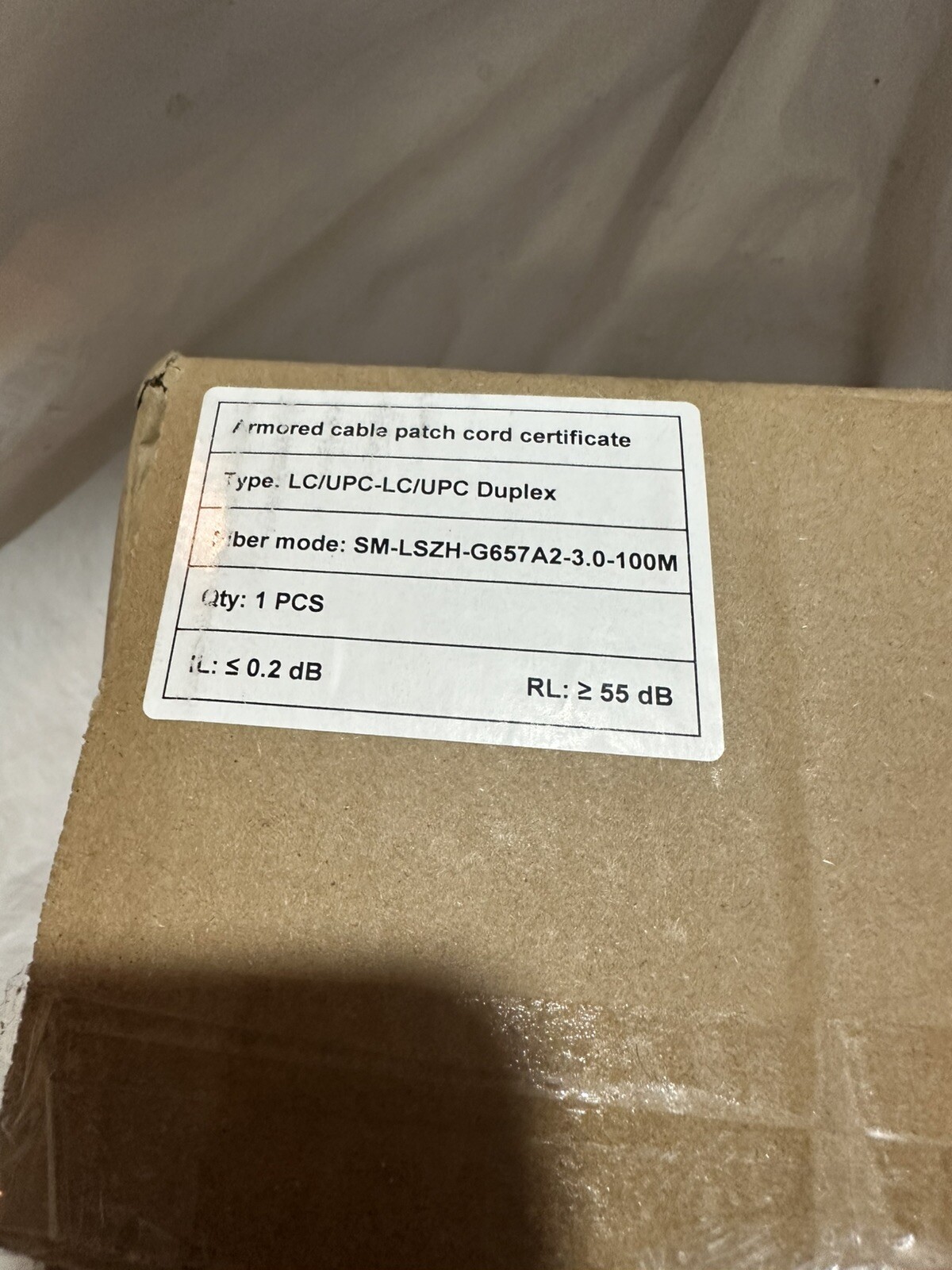 yutianhome 100 meter om3 outdoor armored fiber optic cable Uniboot Connectors