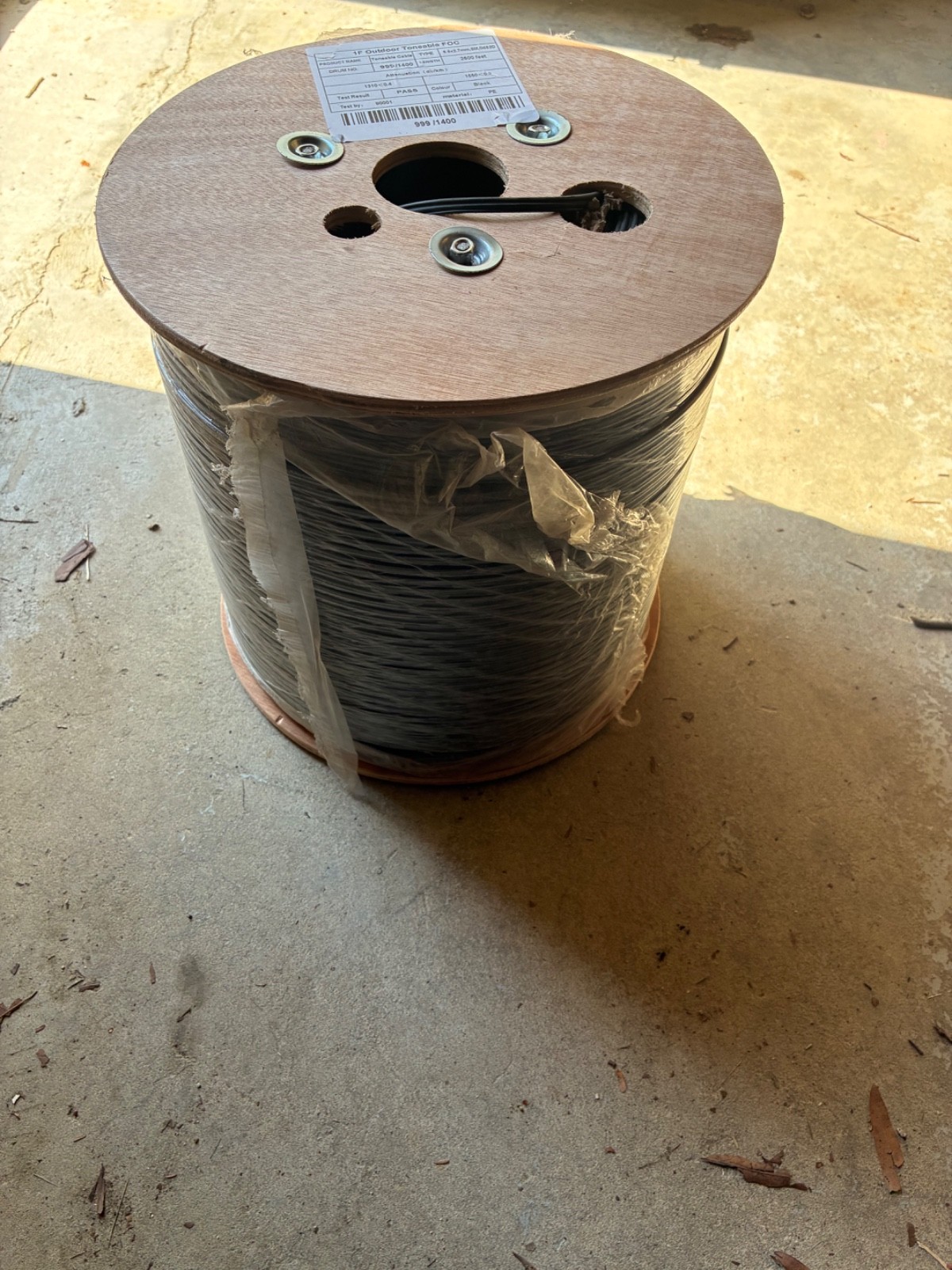 1F Outdoor Toneable FOC Fiber Optic Cable 2500 ft. 6.6×2.7mm SM G652D