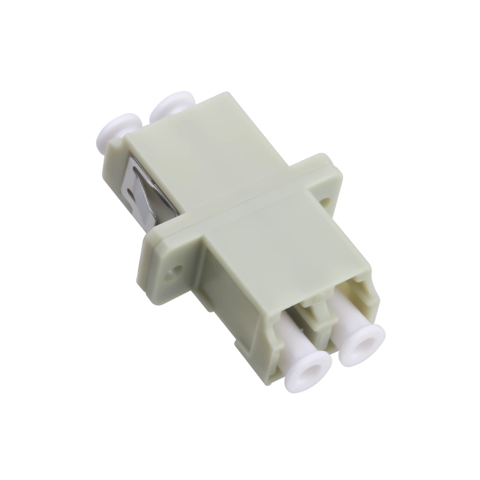 100 PCS LC To LC Duplex Multimode Fiber Optic Coupler Cable Connector Adapter