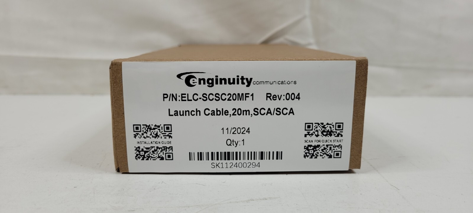 Enginuity Fiber Launch Cable 20m SCA/SCA ELC-SCSC20MF1