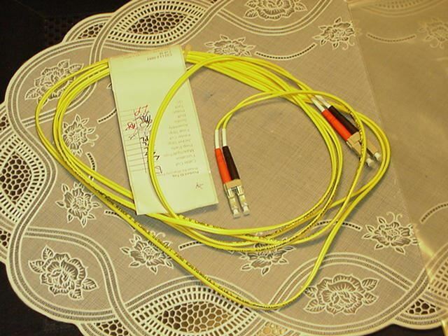 3 Meter LC-LC Fiber Optic Cable Duplex Multi-Mode YELLOW 50/125 C22-LL2-009Y NEW