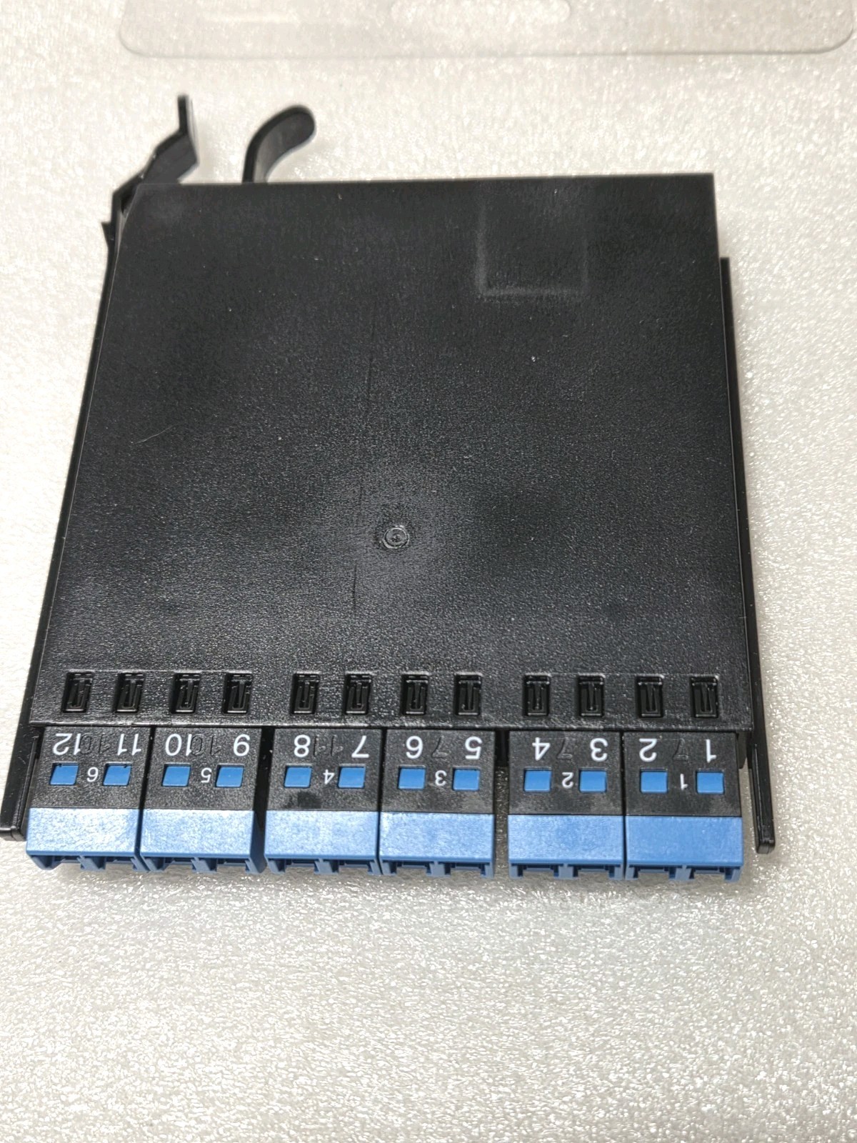 Corning EMOD-CP12-AE EDGE Adapter Panel LC Duplex 12 Female Single-Mode Blue