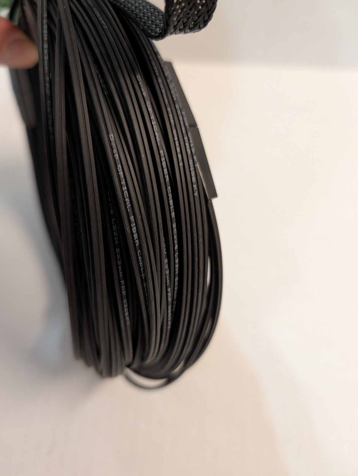 100ft Ruggedized Fiber Optic Drop Cable SC/APC to SC/APC – SMF – HWMirco-2SCAPC