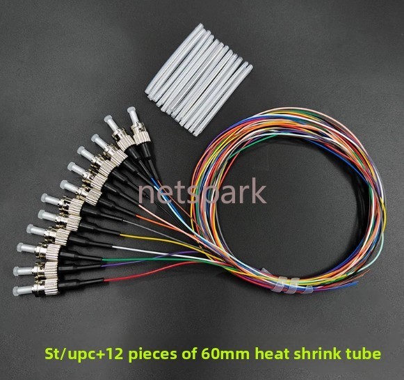 12 Fiber FC/ST/SC/LC UPC/APC G657A 1m SingleMode Bunch Fiber Optic SM Pigtail