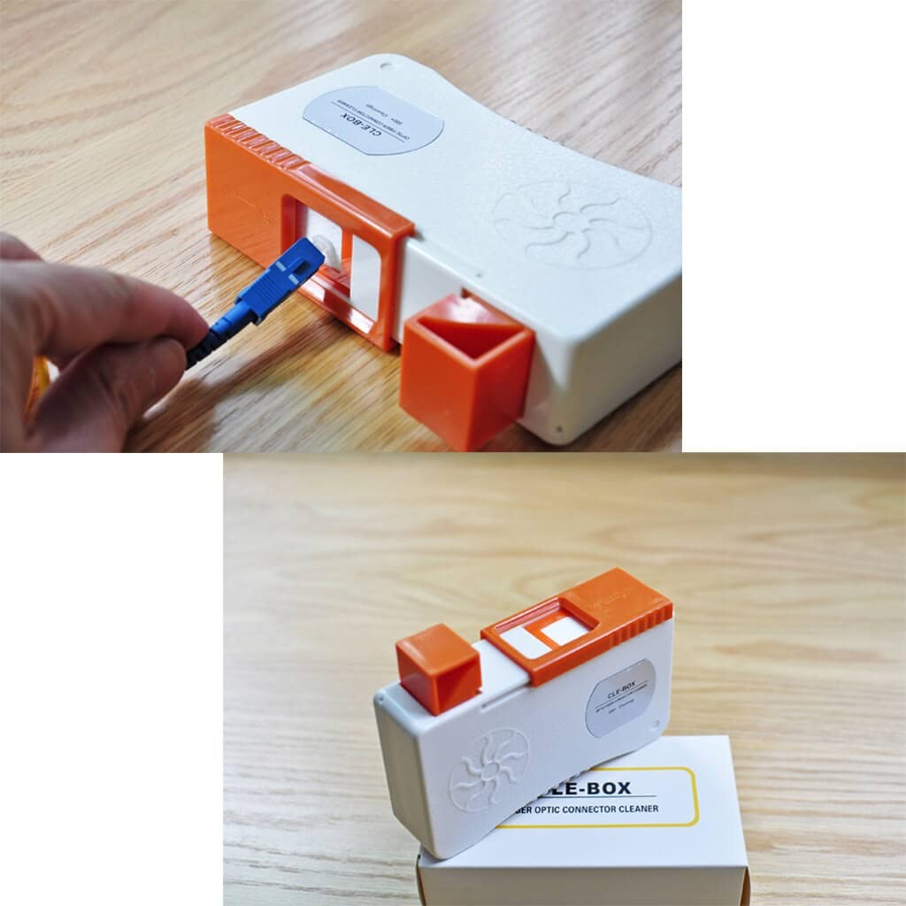 Fiber Optic Cleaning Kit Fiber Optic Ftth Cleaner Tools With 1.25mm / 2.5mm Fibe