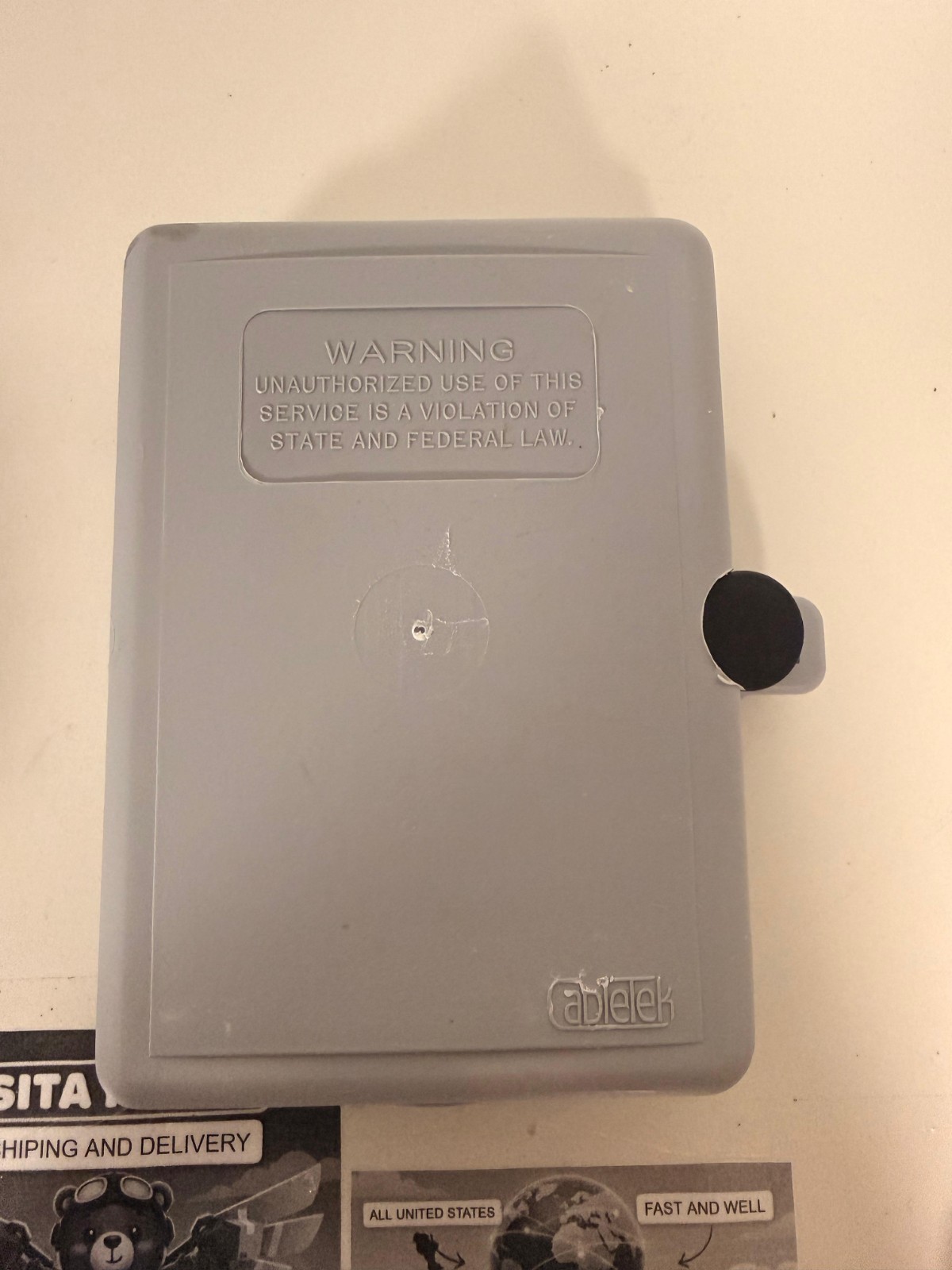 CABLETEK 48MSE 9″ X 6″ X 3″ Residential Fiber Demarcation Enclosure Splitter Box