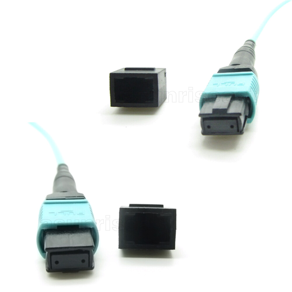 Fiber Optic Patch Cord MPO to MPO OM3 Cable 8 or 12 Core Type B Female 1~40m lot