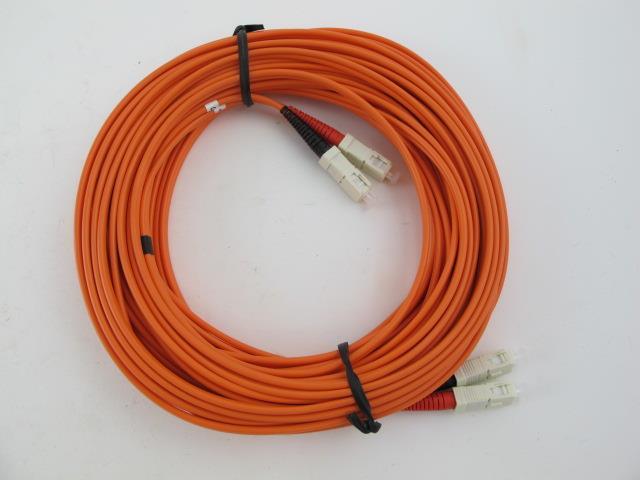 49ft Allen Tel GBSC2-D2-15 Fiber Optic Cable SC To SC Duplex Patch Cord MultiMod