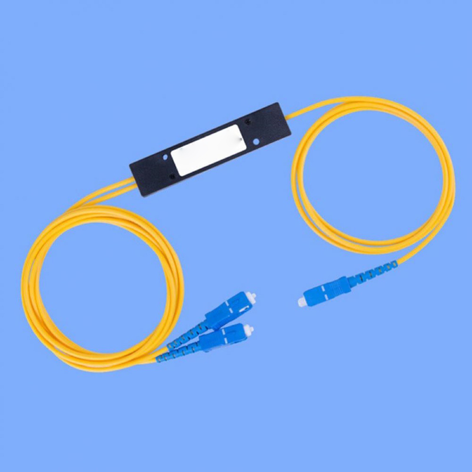 1X2 1 To 2 Fiber Optical Splitter Coupler Cable SC UPC FBT Signalmode Coupling