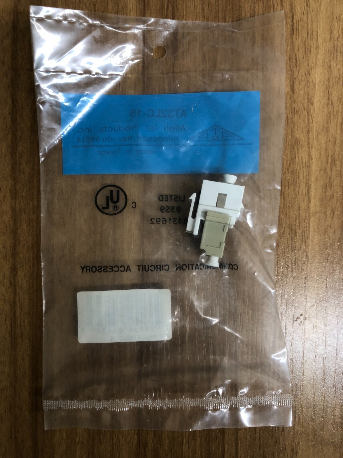 ALLEN TEL AT32LC-15 LC Multimode Fiber Adapter, White