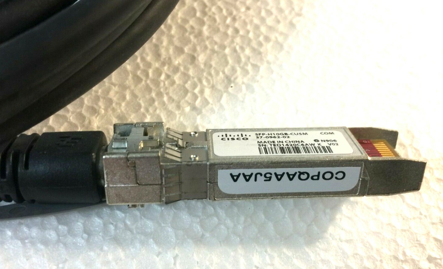 CISCO SFP-H10GB-CU5M V02 COPQAA5JAB 5M 5 Meter DAC 10G 10Gb SFP+ Fiber Cable