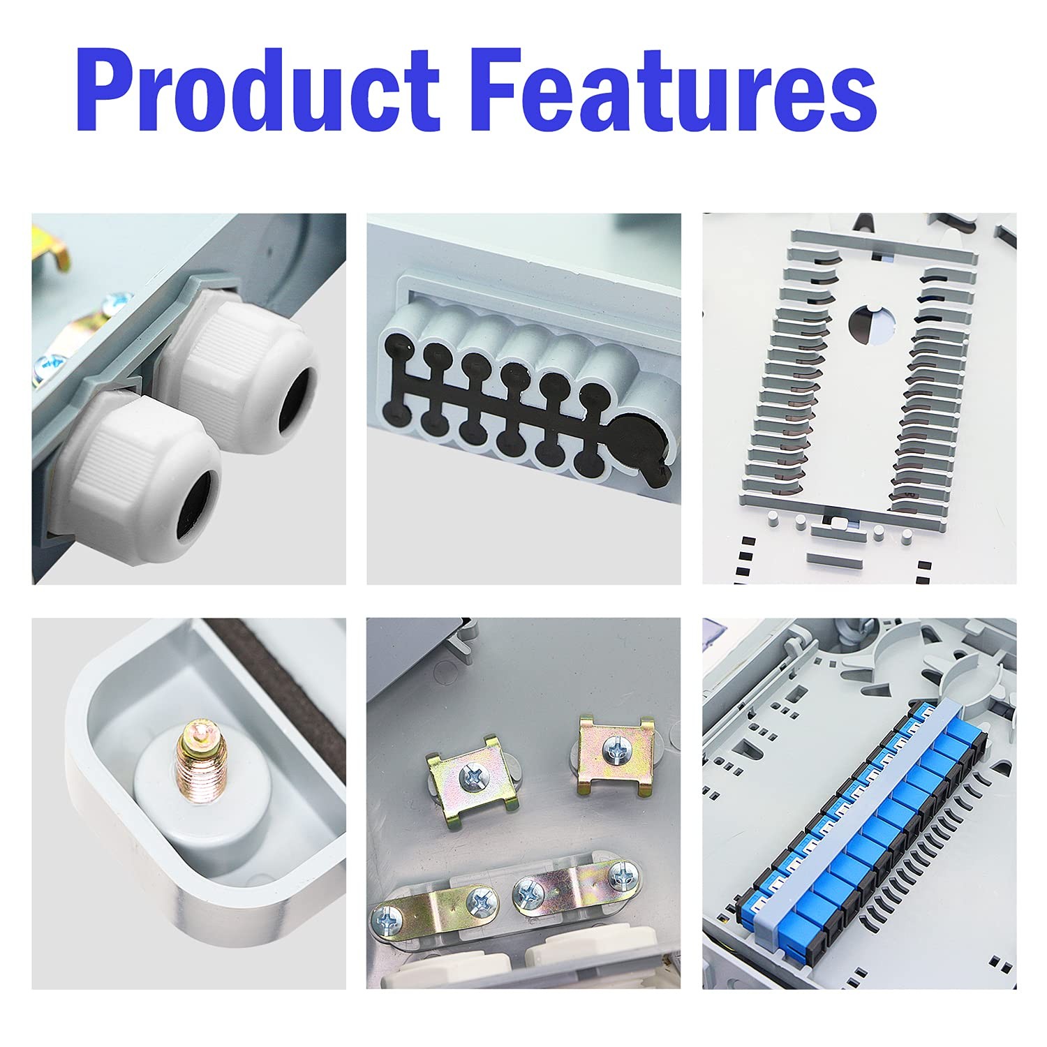 12-Core FTTH Fiber Distribution , IP65, 12-Port, Indoor/Outdoor Optical Fiber…