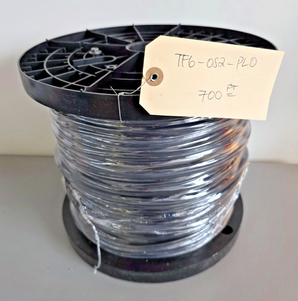 TiniFiber TF6OS2PLO 700 Ft 6-Strand OS2 Armored Plenum Fiber Optic Cable – New