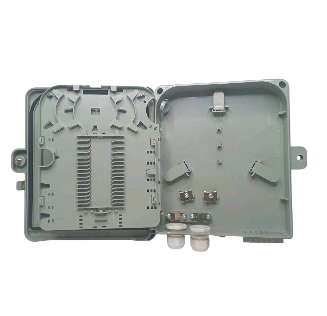12-Core FTTH Fiber Distribution Box, IP65, 12-Port, Indoor/Outdoor Optical Fi…