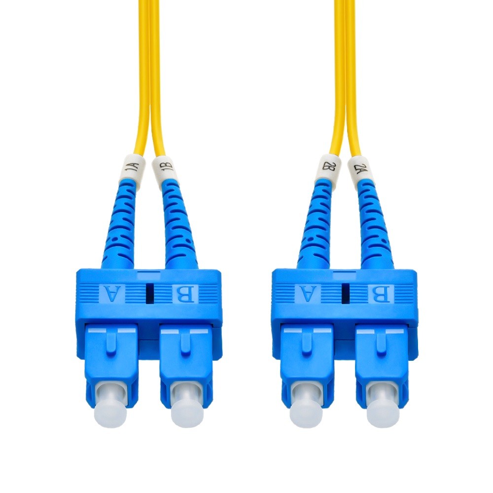 5 Pack of 7m SC/UPC-SC/UPC Singlemode Duplex OFNR 2.0mm Fiber Optic Patch Cable