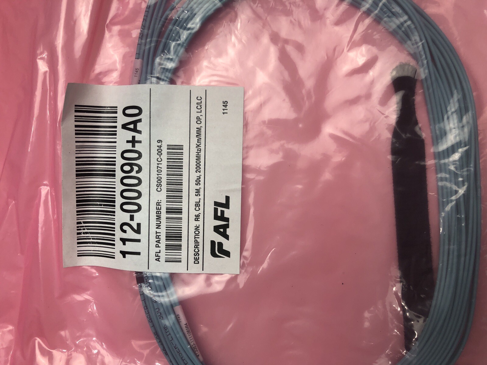 Brand New Netapp AFL Optical Cable 112-00090+A0 CS001071C-004.9/ X6536 R6