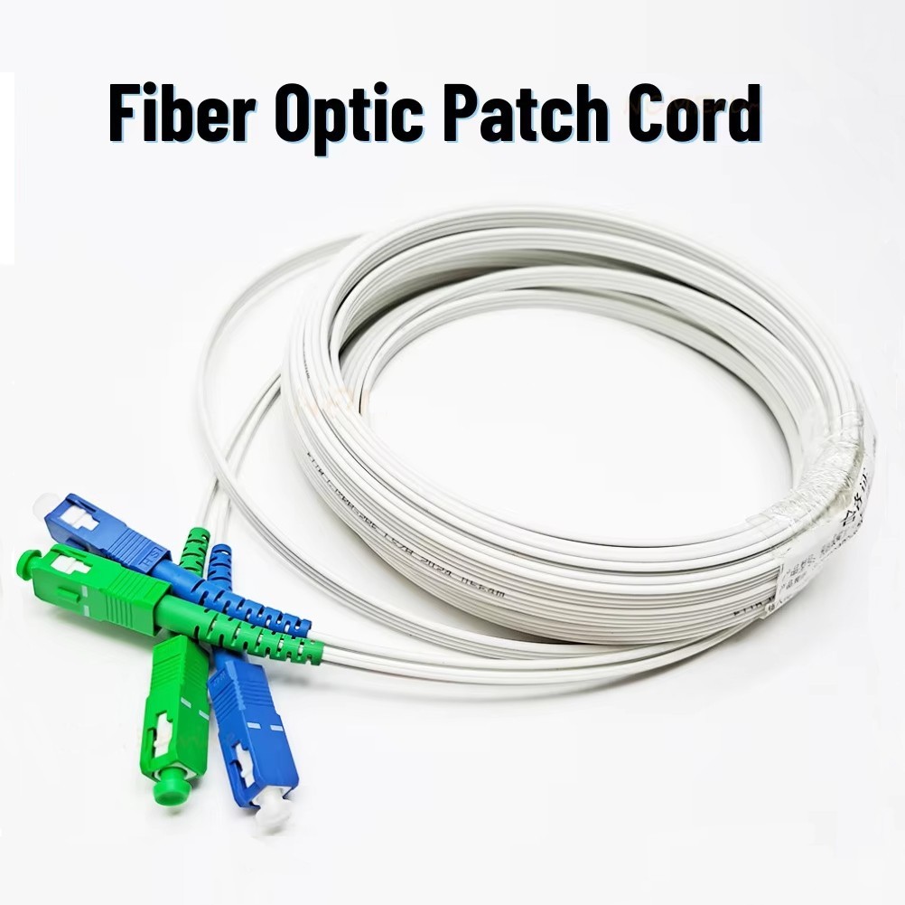 Optic Extension Wire SC UPC+APC SM 2-Core Indoor Drop Thread Fiber Optical Cable