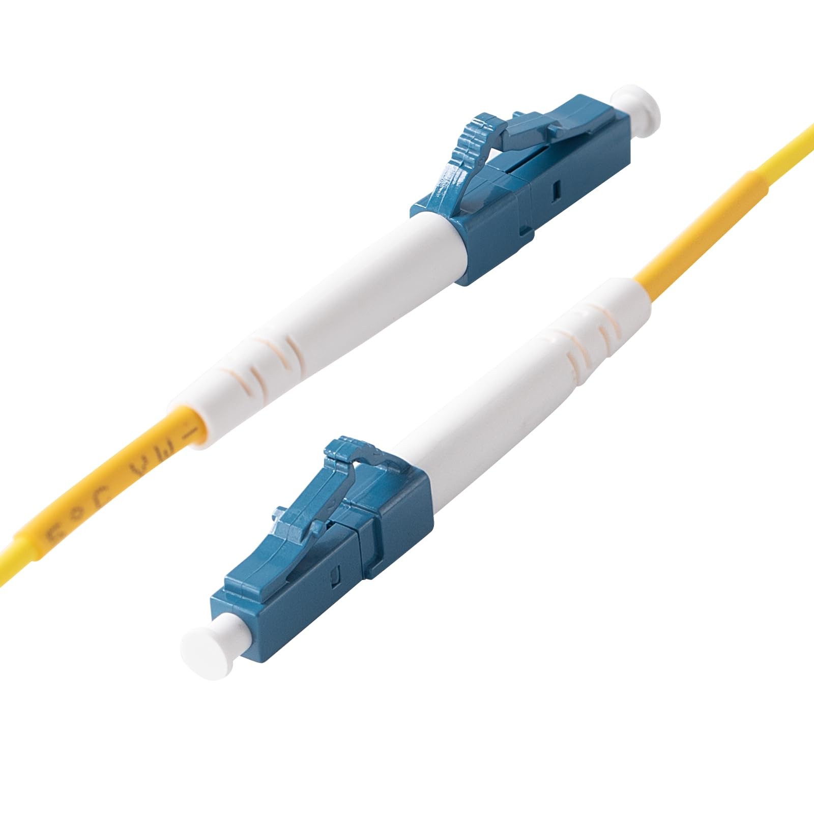 5 PCS OS2 LC To LC Fiber Patch Cable 10GB 9/125 SM Simplex LSZH Yellow 2M