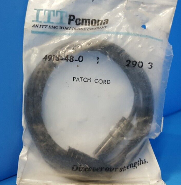 PATCH CORD , 4913-48-0, ITT POMONA,