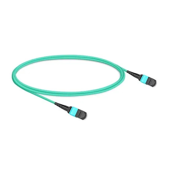 12 Fibers Female to Female Elite MPO LSZH 2.0mm Cable Polarity B Plenum OM3