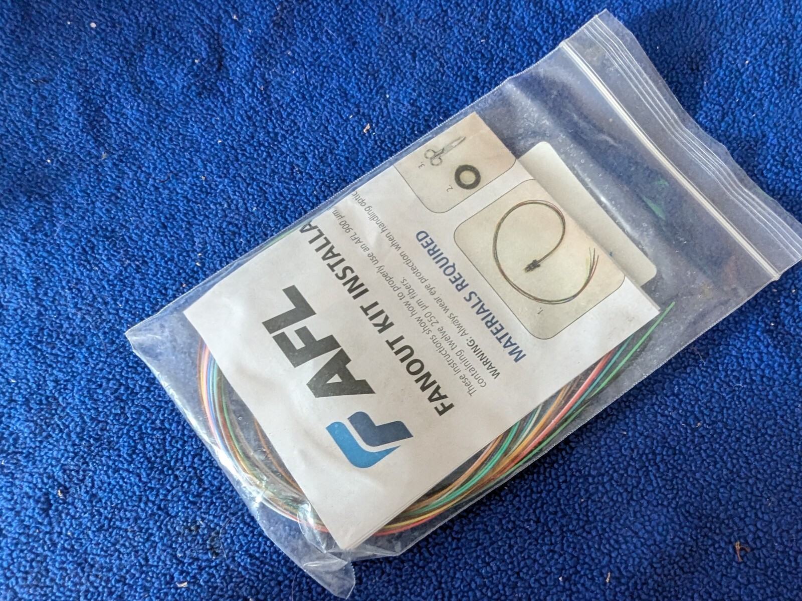 Brand New AFL FAN1-9-012-A-01 12 Fiber Fan out Kit 900um