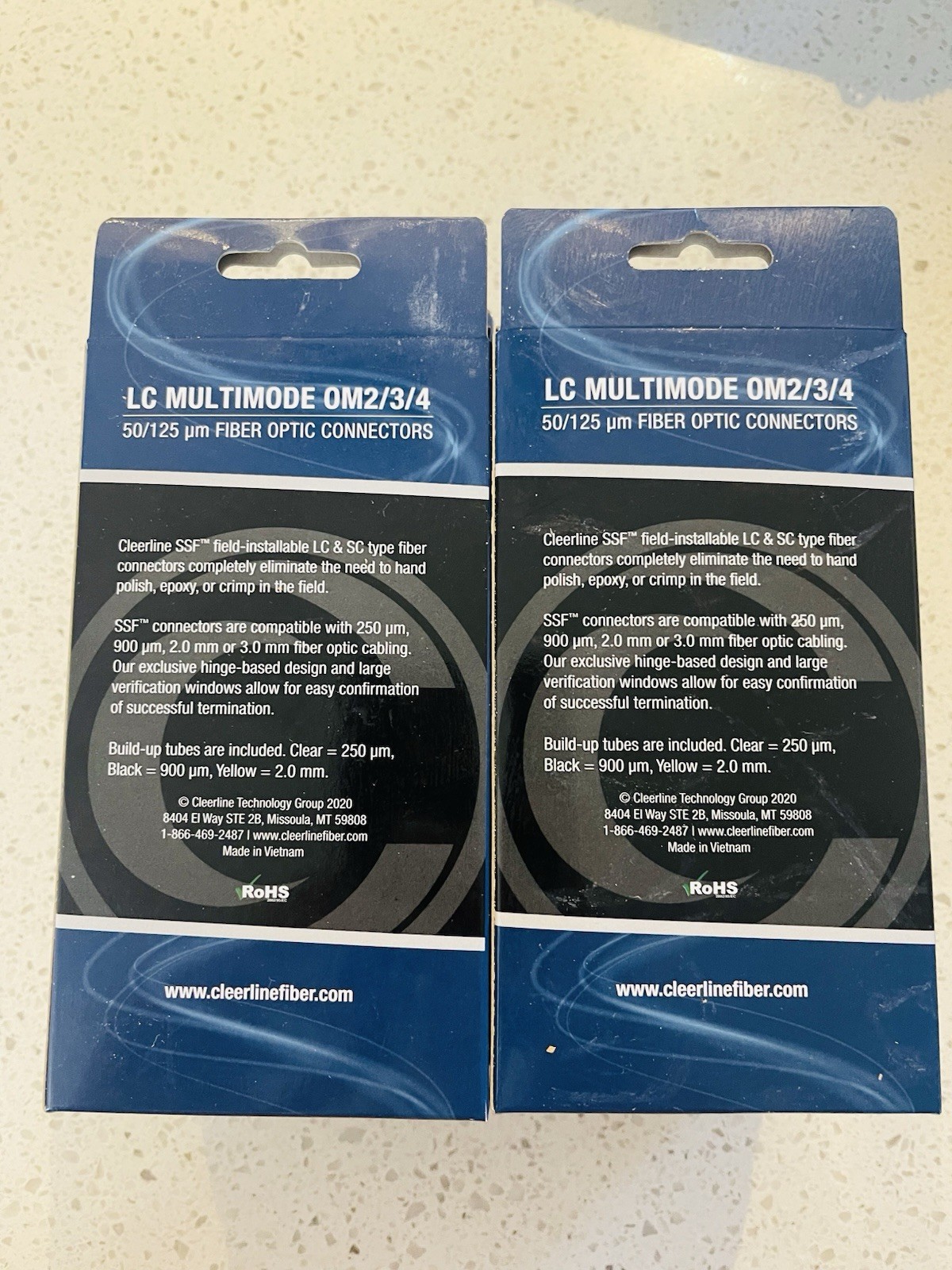 Cleerline SSF LC-LC Multi-Mode 50/125um OM2/OM3/OM4 Blue SSF-LC-MMFPC-25